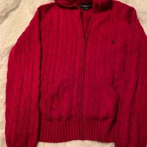 Ralph Lauren Sport Hoodie Red L